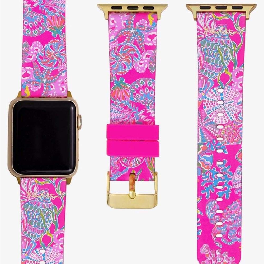 Lilly Pulitzer Pink Apple Watch Band